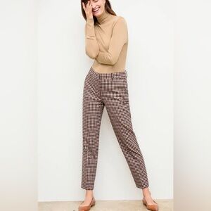 MM LaFleur The Mejia Pant - Windowpane Sharkskin, Size 4